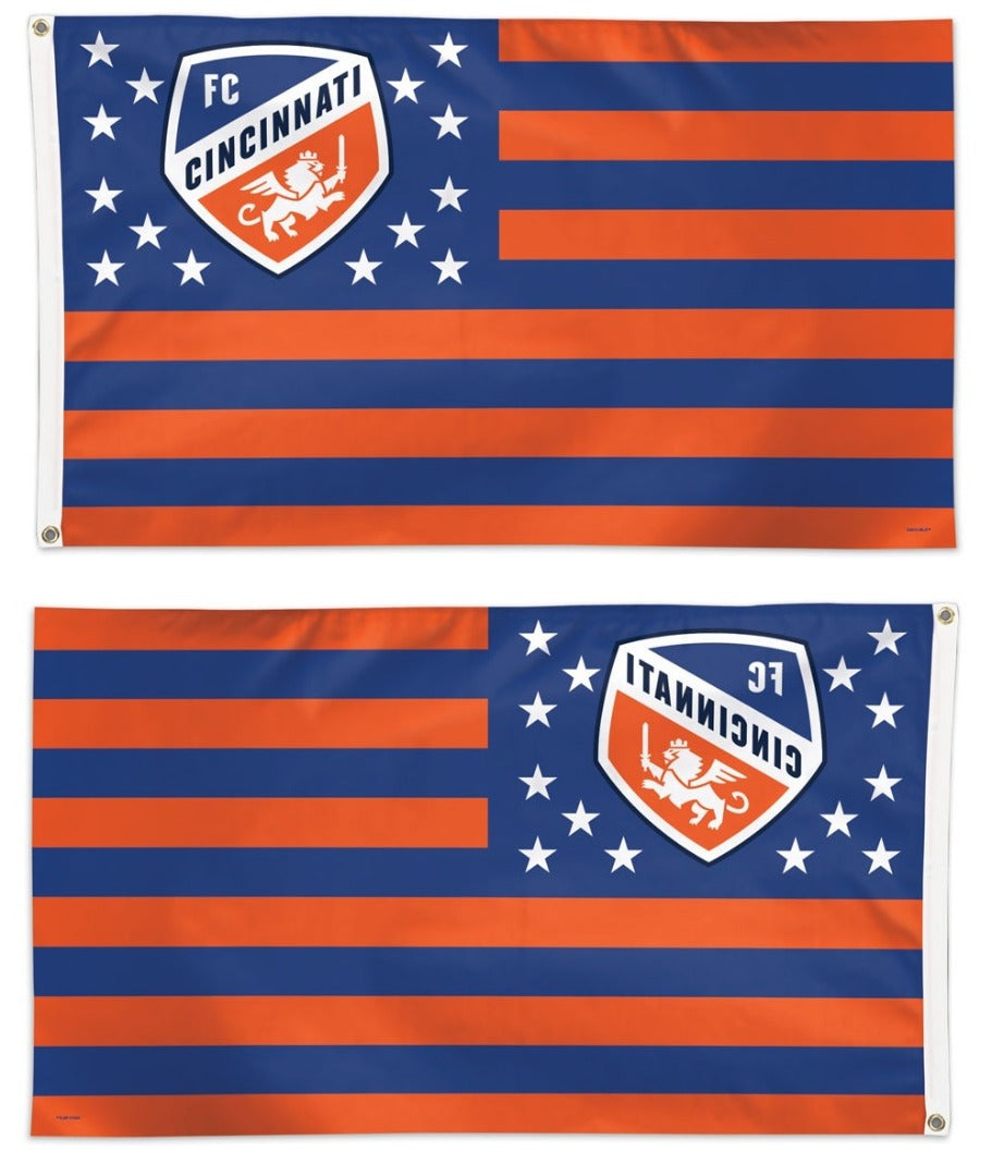 Cincinnati FC Flag 3x5 Americana Stars and Stripes heartlandflags