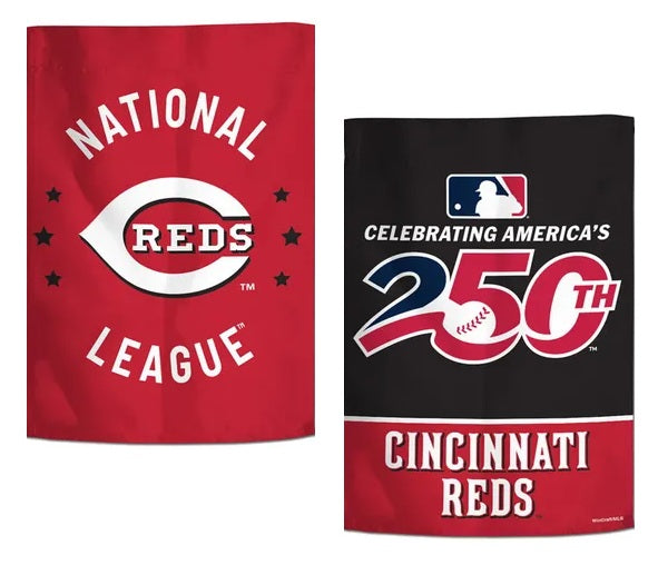 Cincinnati Reds America 250 Garden Flag 2 Sided heartlandflags