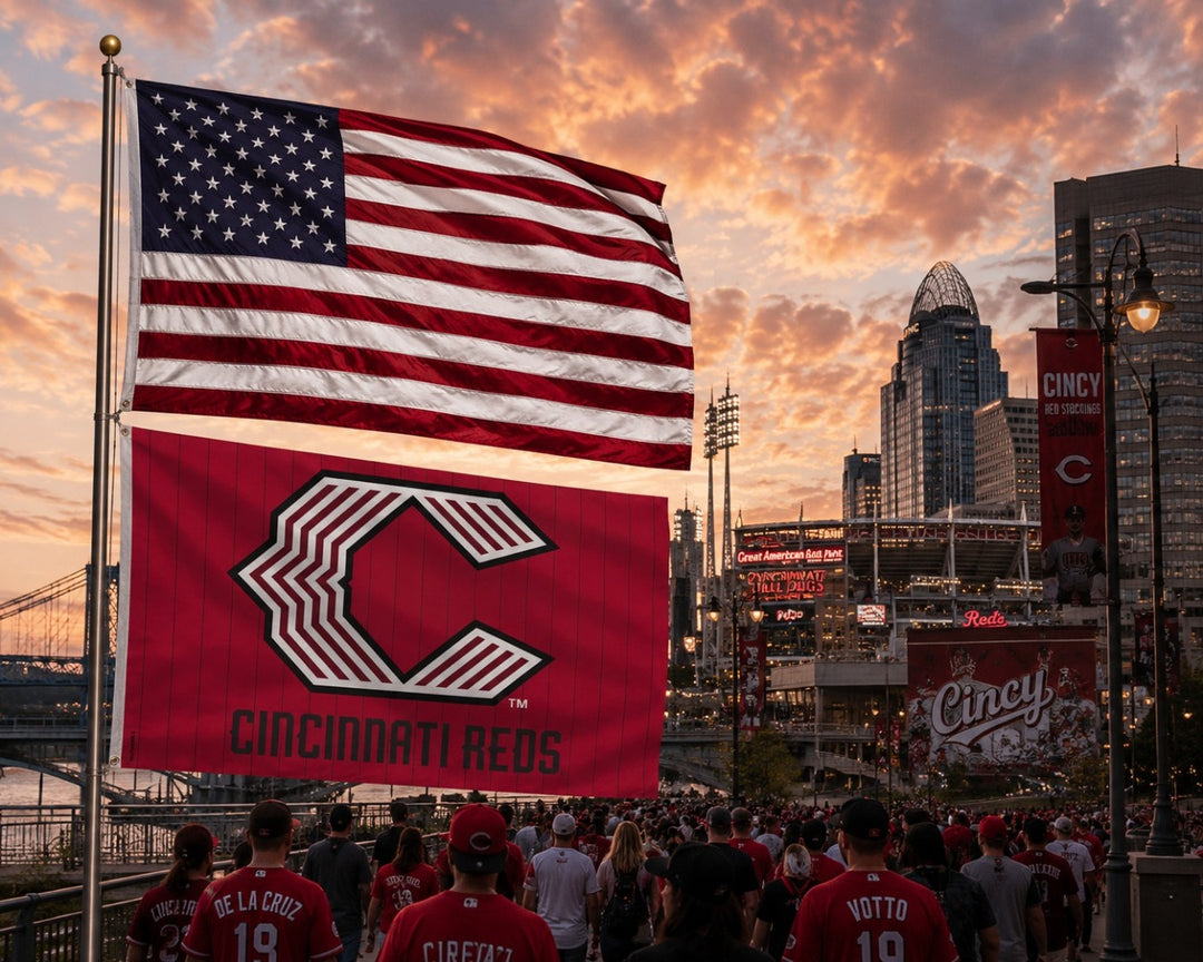 Cincinnati Reds City Connect 3x5 Red Flag heartlandflags