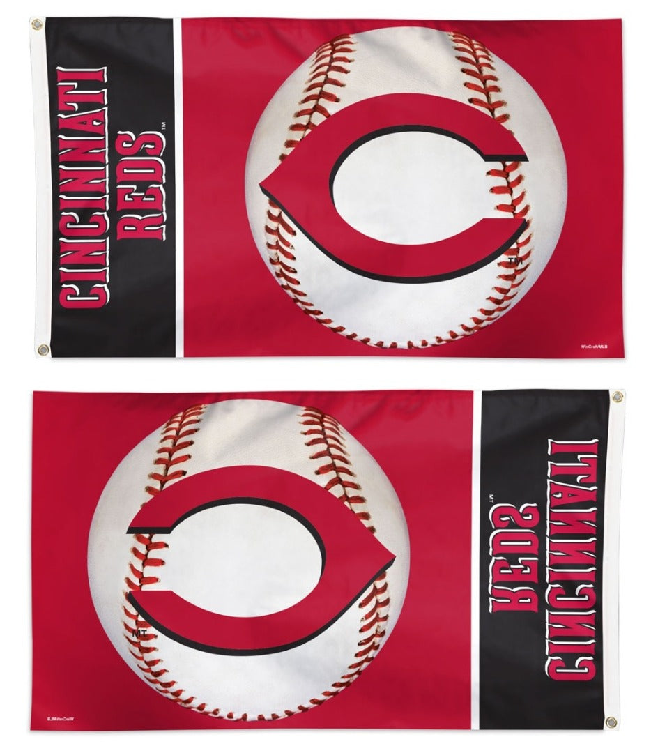 Cincinnati Reds Icon Cincinnati Reds Flag 3x5 Baseball Logo MLB