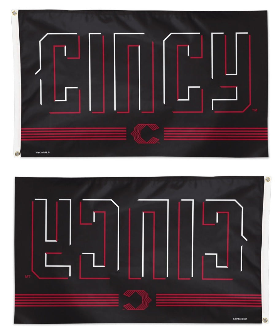 Cincinnati Reds Flag 3x5 City Connect Cincy heartlandflags