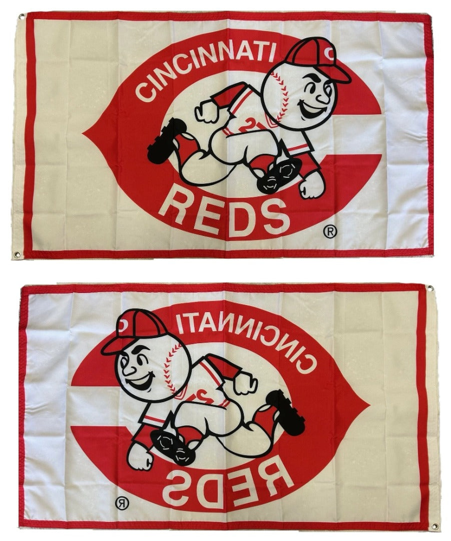 Cincinnati Reds Flag 3x5 Vintage Logo heartlandflags