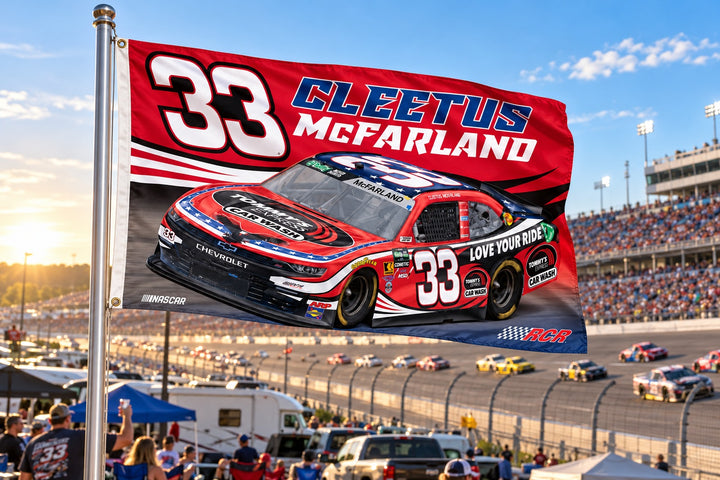 Cleetus McFarland 3x5 Flag 2026 heartlandflags