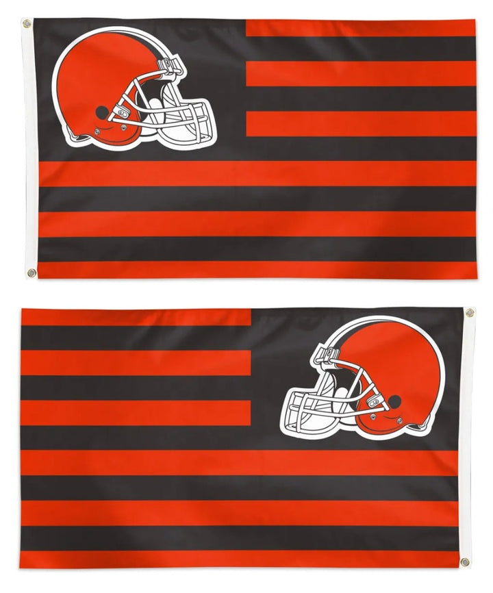 Cleveland Browns Flag 3x5 Americana Stripes heartlandflags