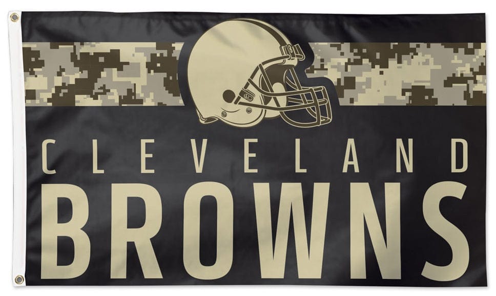 Cleveland Browns Flag 3x5 Military Digi Camo heartlandflags