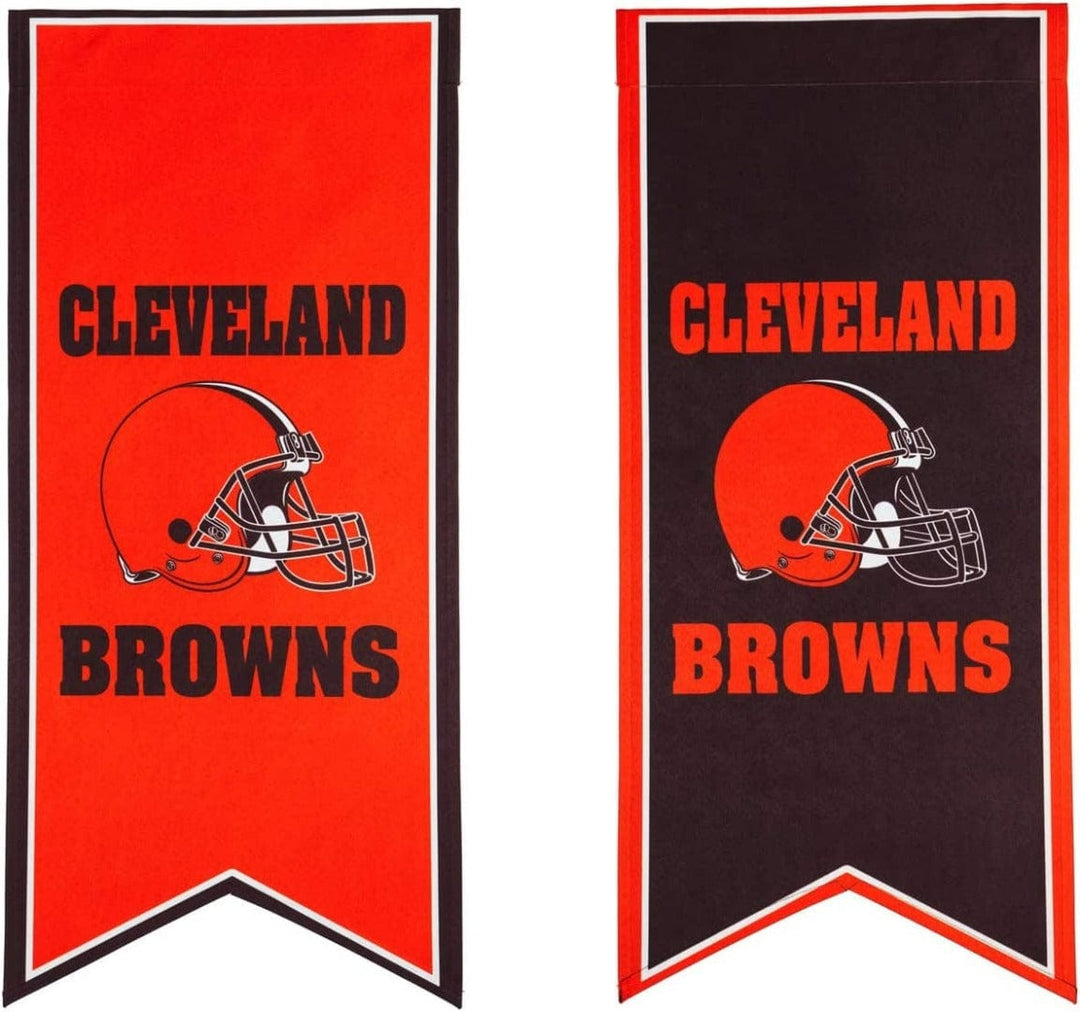 Cleveland Browns Garden Flag 2 Sided Long Pennant heartlandflags