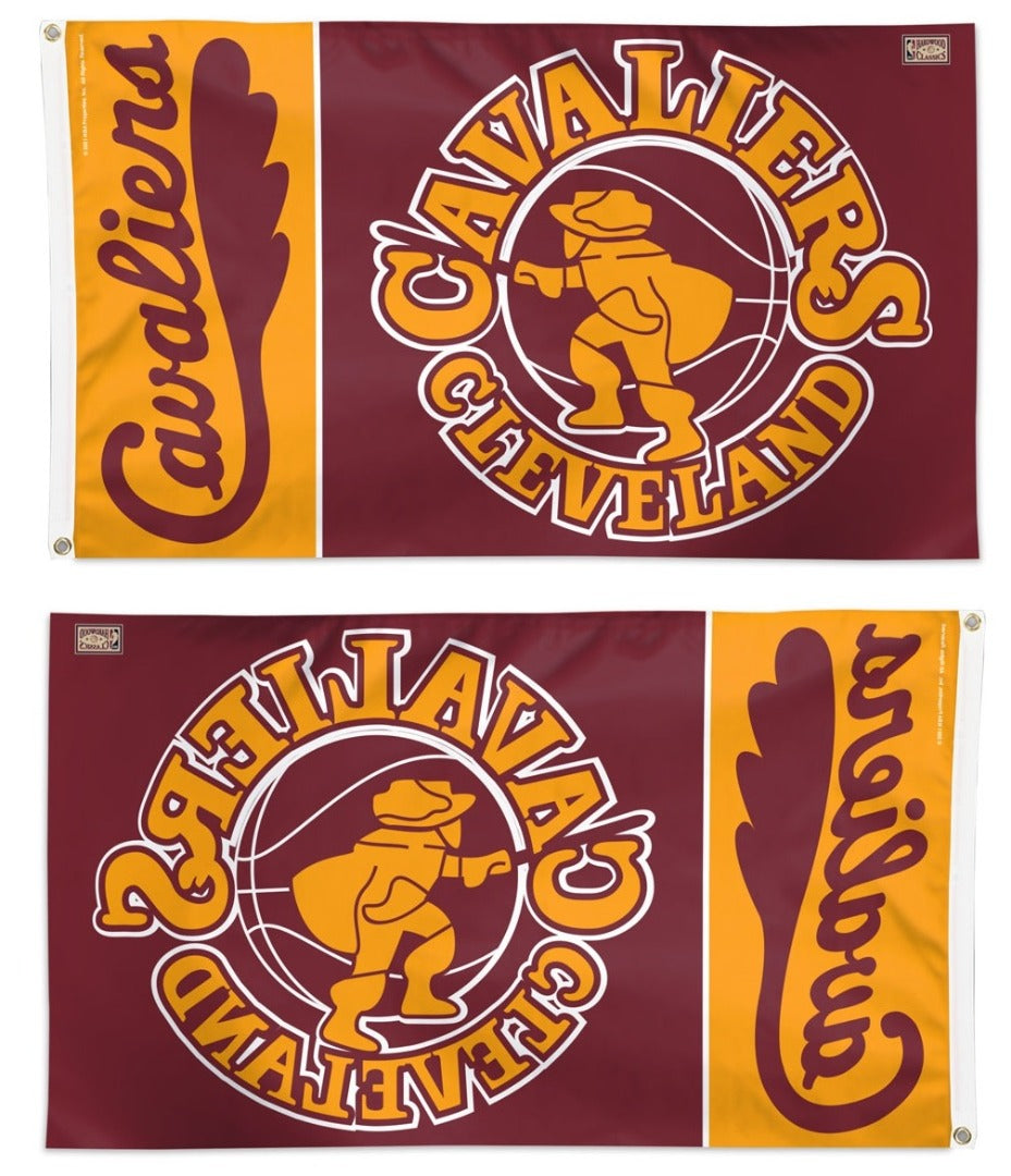 Cleveland Cavaliers Flag 3x5 Vintage Logo Retro heartlandflags