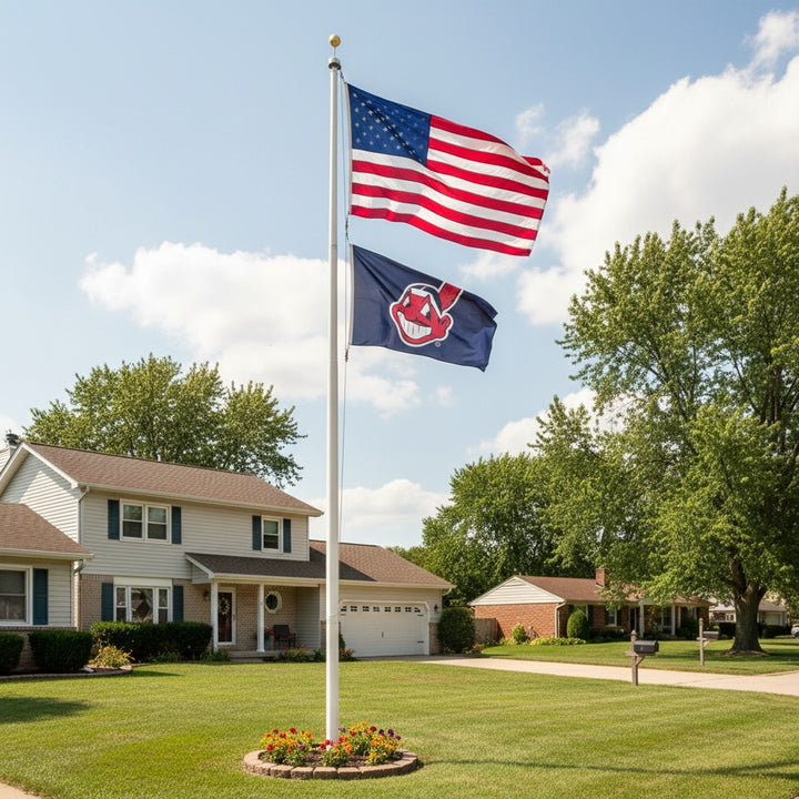 Cleveland Guardians Chief Wahoo Flag - Throwback heartlandflags