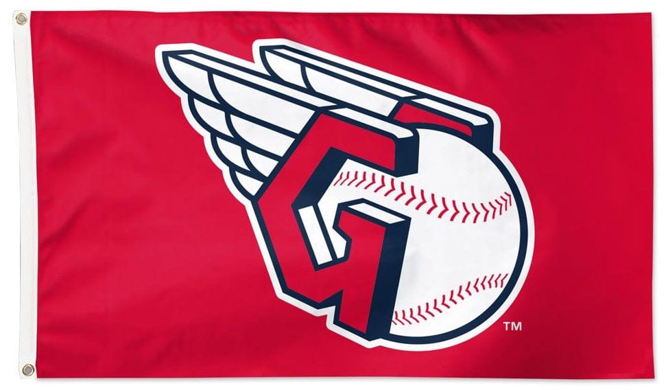 Cleveland Guardians Flag 3x5 Logo 2 Sided heartlandflags