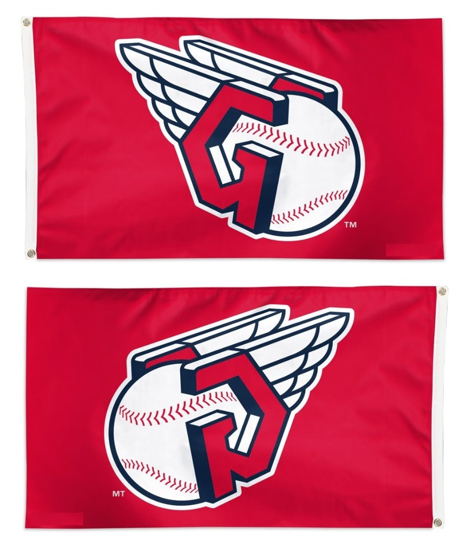 Cleveland Guardians Flag 3x5 Logo Red