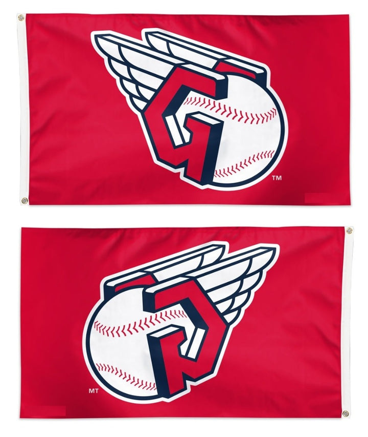 Cleveland Guardians Flag 3x5 Logo Red