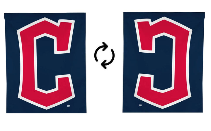 Cleveland Guardians Flag Logo Banner heartlandflags