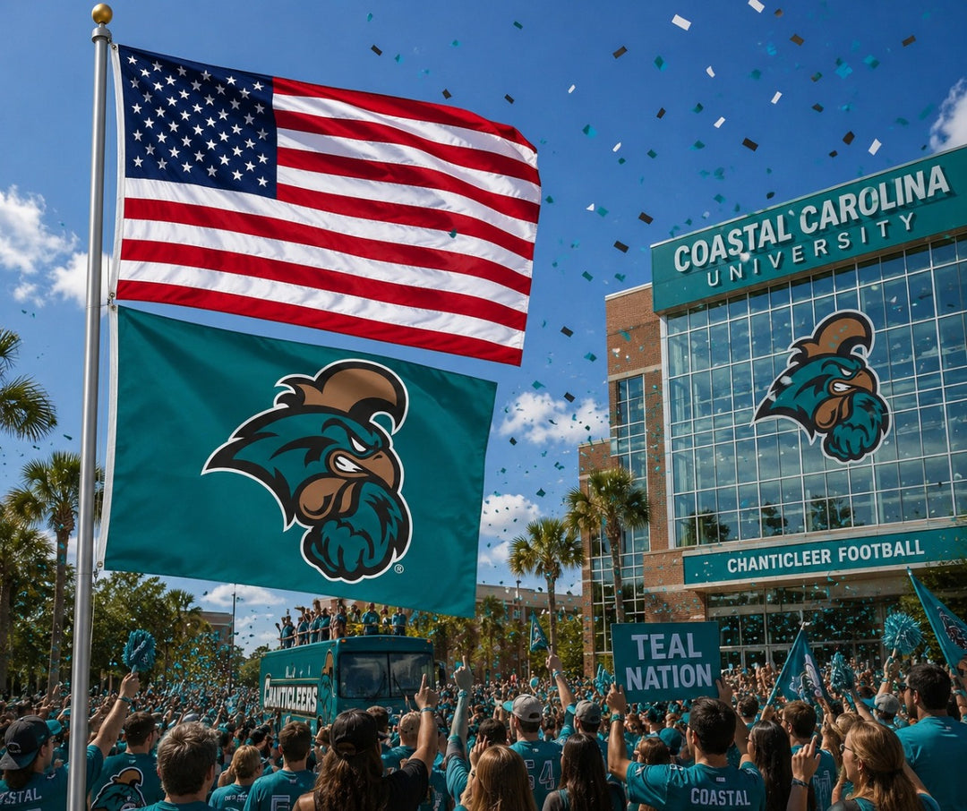 Coastal Carolina Chanticleers 3x5 Flag heartlandflags