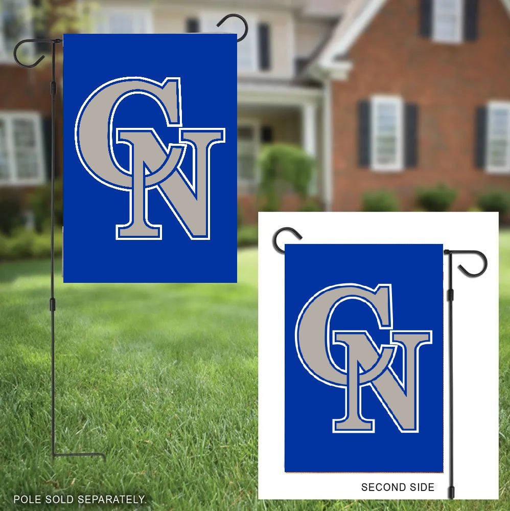 Colo-Nesco 2 Sided Garden Flag Grey Logo heartlandflags