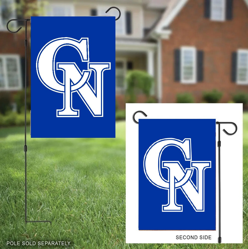 Colo-Nesco 2 Sided Garden Flag White Logo heartlandflags