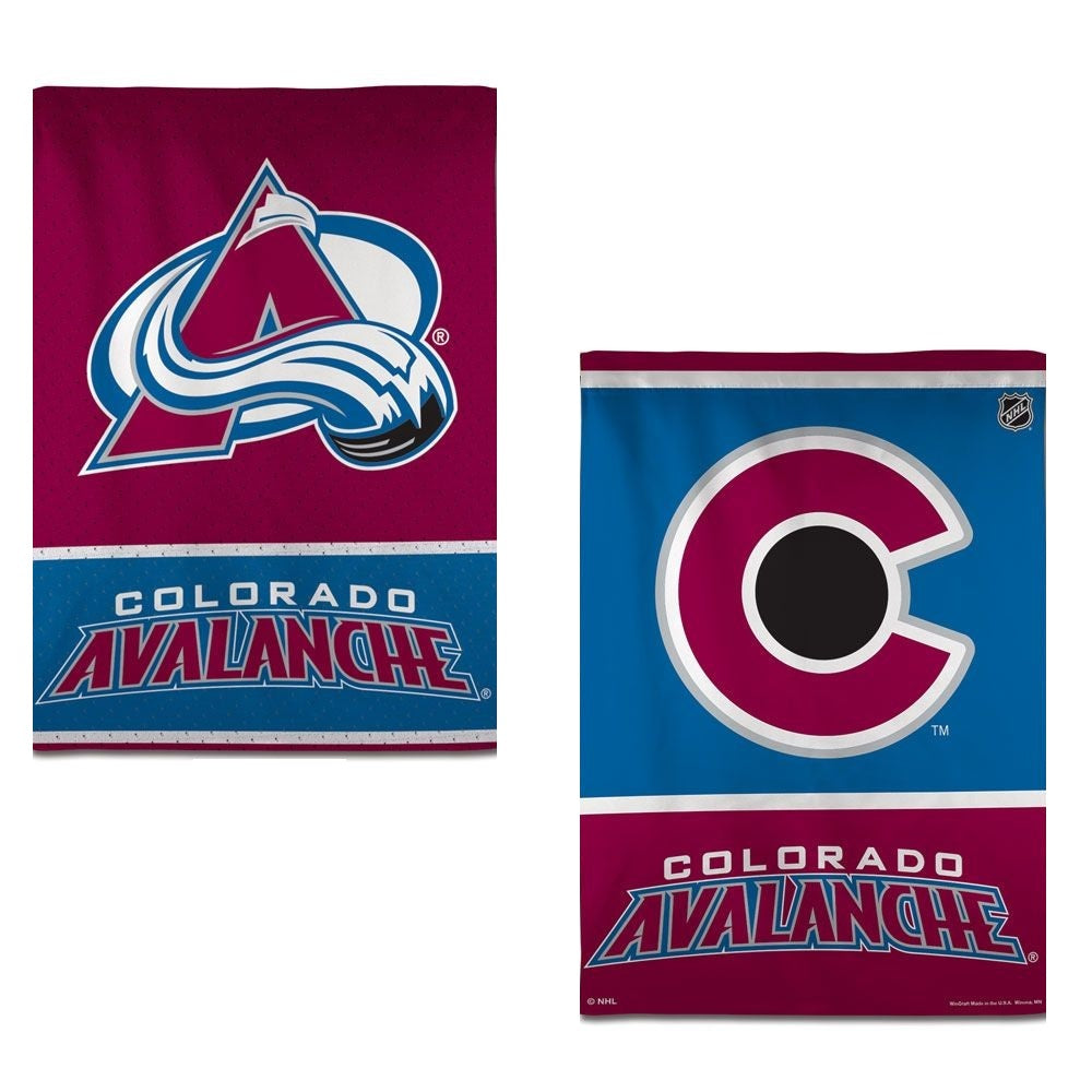 Colorado Avalanche Banner 2 Sided House Flag heartlandflags