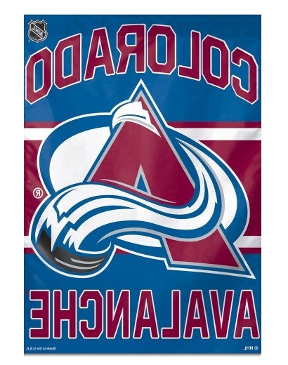 Colorado Avalanche House Flag Vertical Banner heartlandflags