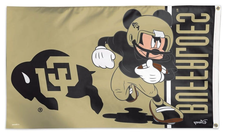 Colorado Buffaloes Flag 3x5 Mickey Mouse Football heartlandflags