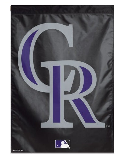 Colorado Rockies Banner CR Logo MLB House Flag heartlandflags