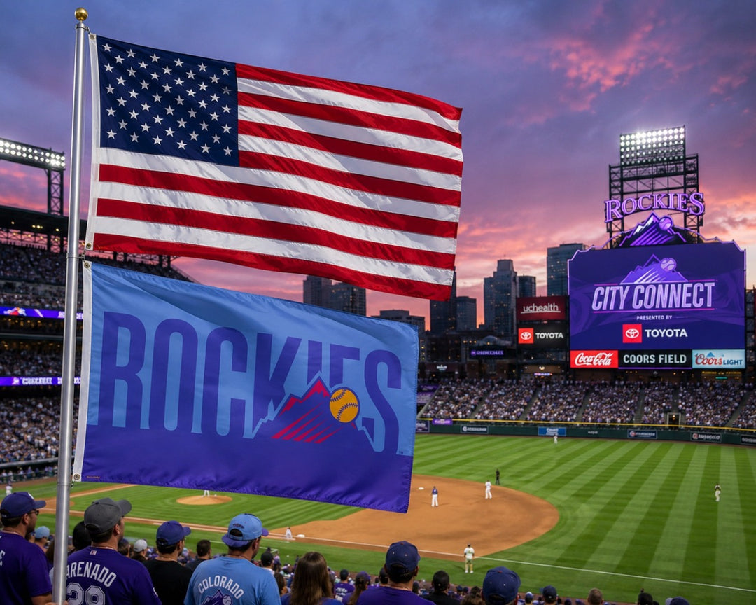 Colorado Rockies City Connect 3x5 Flag heartlandflags