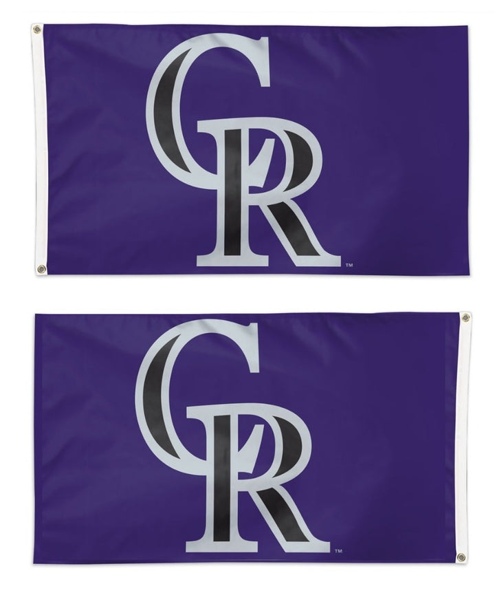 Colorado Rockies Flag 3x5 Logo 2 Sided heartlandflags