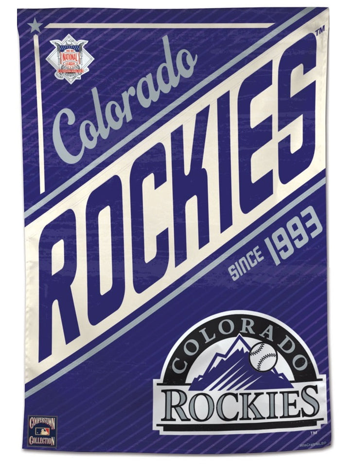 Colorado Rockies Flag Cooperstown Collection House Banner heartlandflags