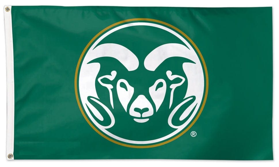 Colorado State Flag 3x5 CSU Rams Logo heartlandflags