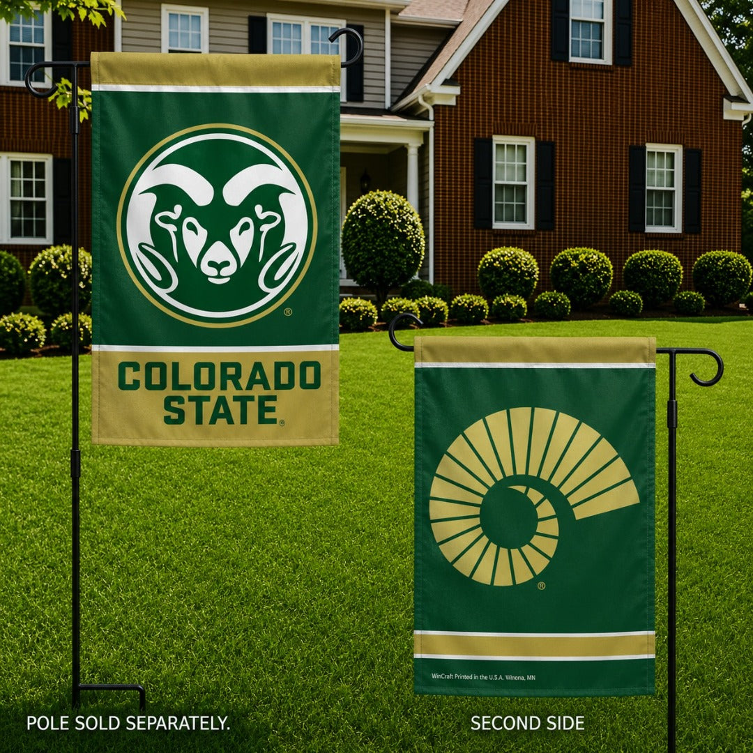 Colorado State Rams 2 Sided Garden Flag heartlandflags
