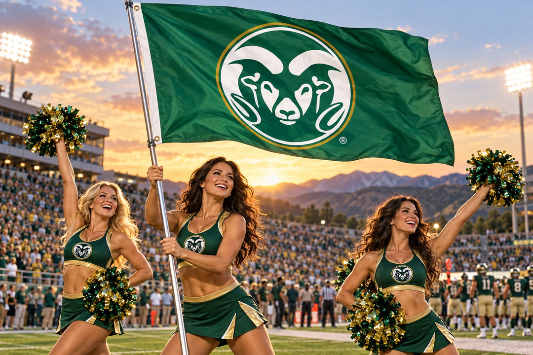 Colorado State University 2 Sided 3x5 Flag heartlandflags