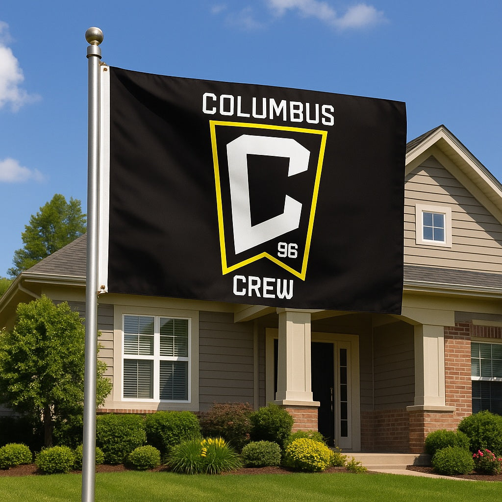 Columbus Crew 2-Sided 3x5 Flag ~ Official MLS Team Logo heartlandflags