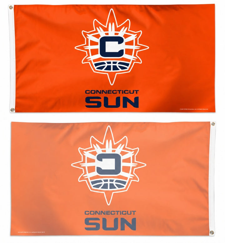 Connecticut Sun 3x5 Flag Orange heartlandflags