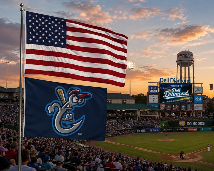 Corpus Christi Hooks Flag 3x5 MiLB heartlandflags