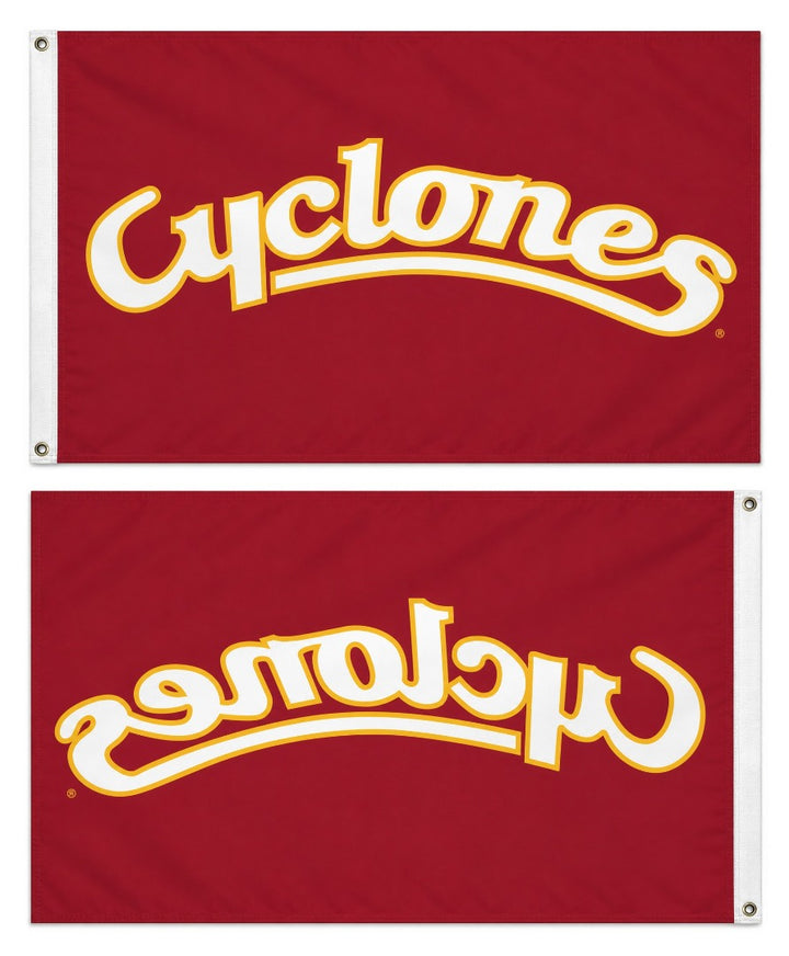 Cyclone Script Outline 3x5 Flag heartlandflags