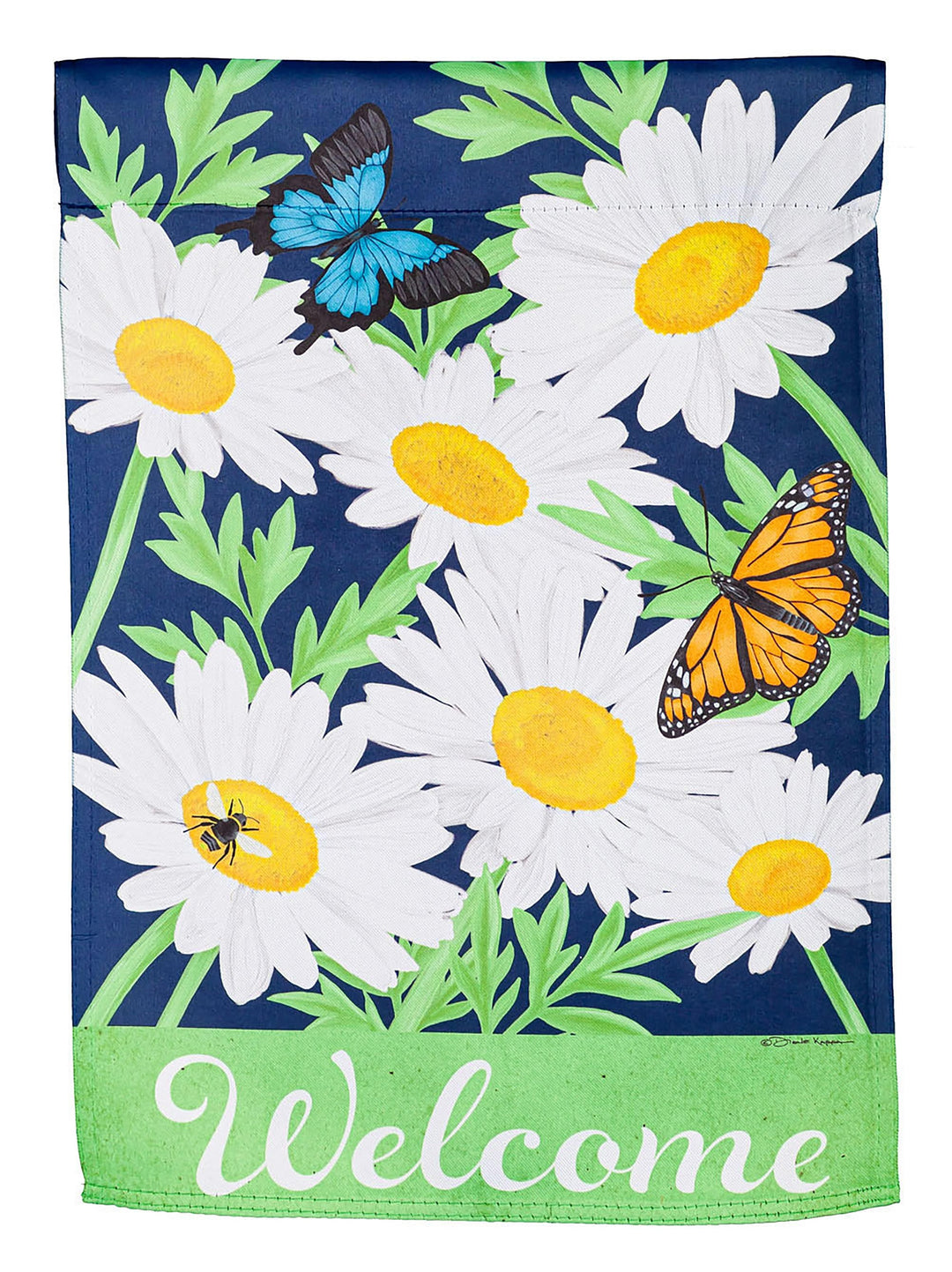 Daisy 2 Sided Banner heartlandflags
