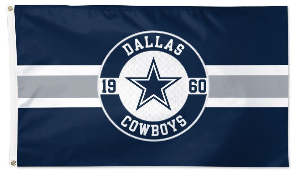 Dallas Cowboys Applique Flag 2 Sided heartlandflags