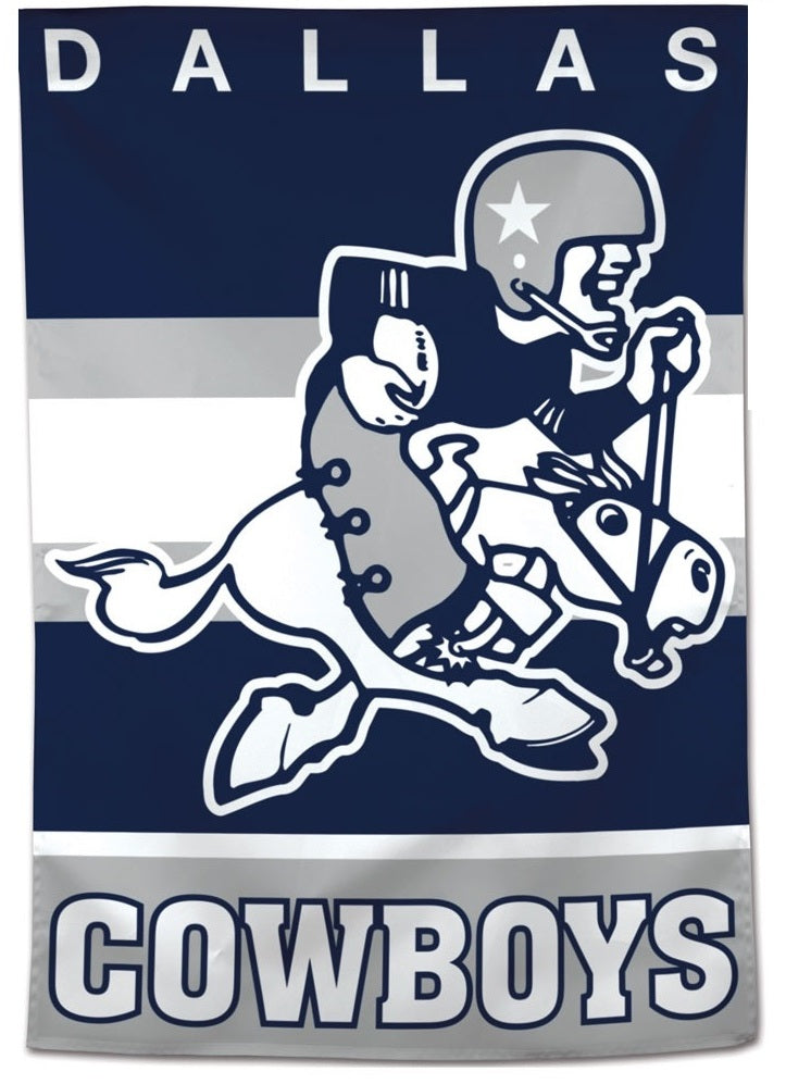 Dallas Cowboys Banner Vintage Retro Logo Flag heartlandflags