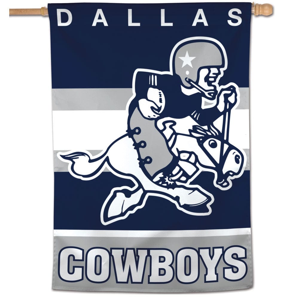 Dallas Cowboys Banner Vintage Retro Logo Flag heartlandflags