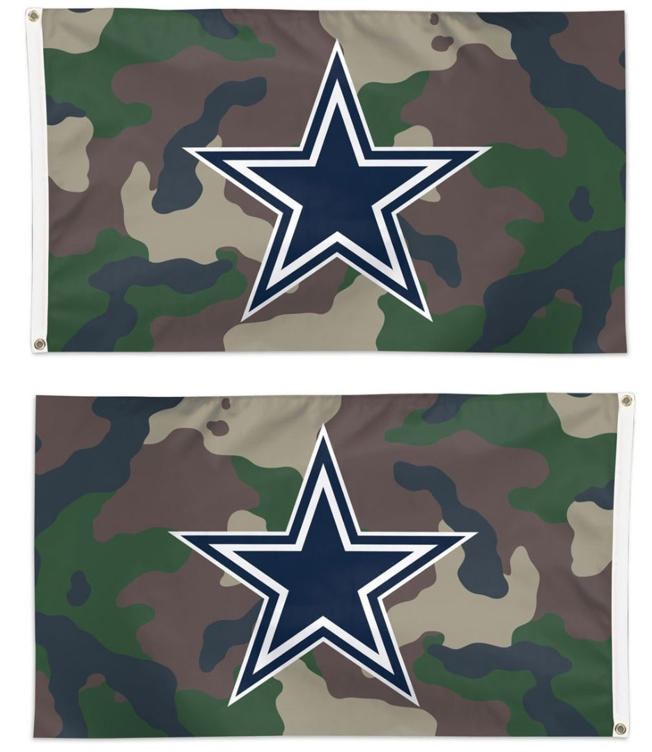 Dallas Cowboys Camo 3x5 Flag Military heartlandflags