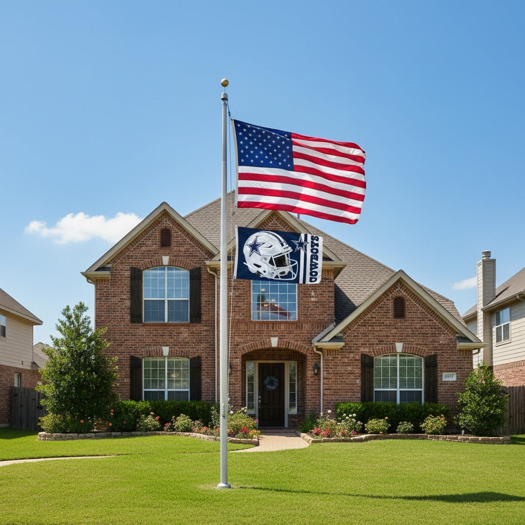 Dallas Cowboys Flag 3x5 Alternate Helmet heartlandflags