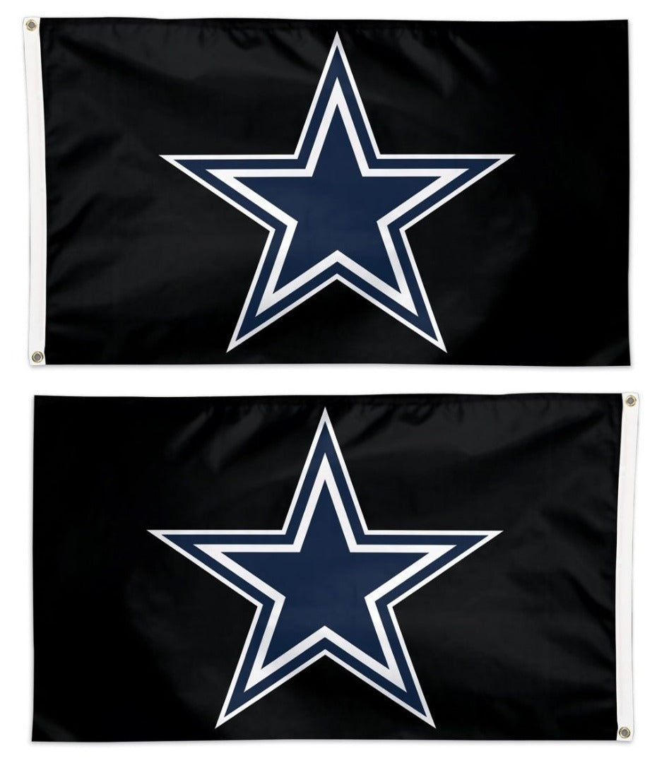 Dallas Cowboys Flag 3x5 Black heartlandflags