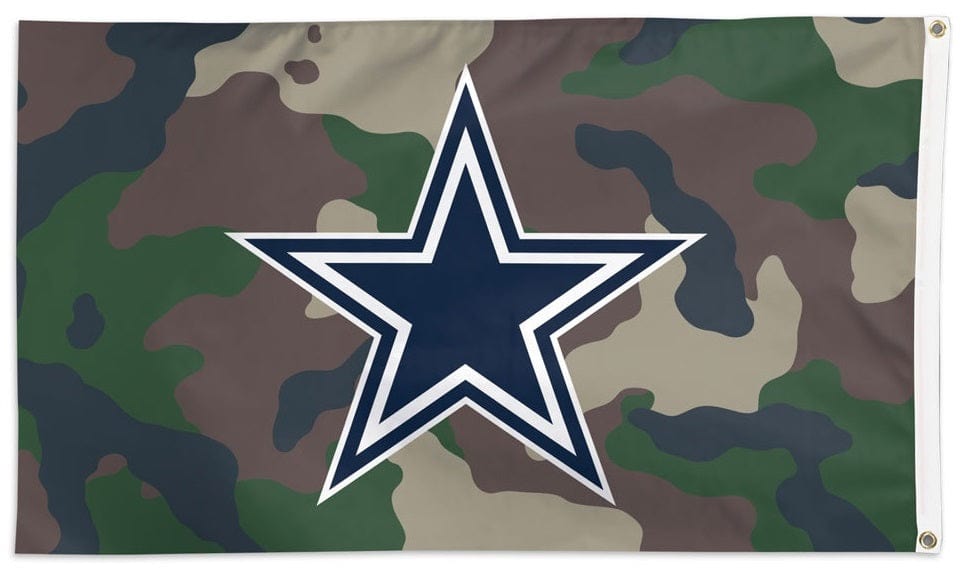 Dallas Cowboys Flag 3x5 Camo Military heartlandflags