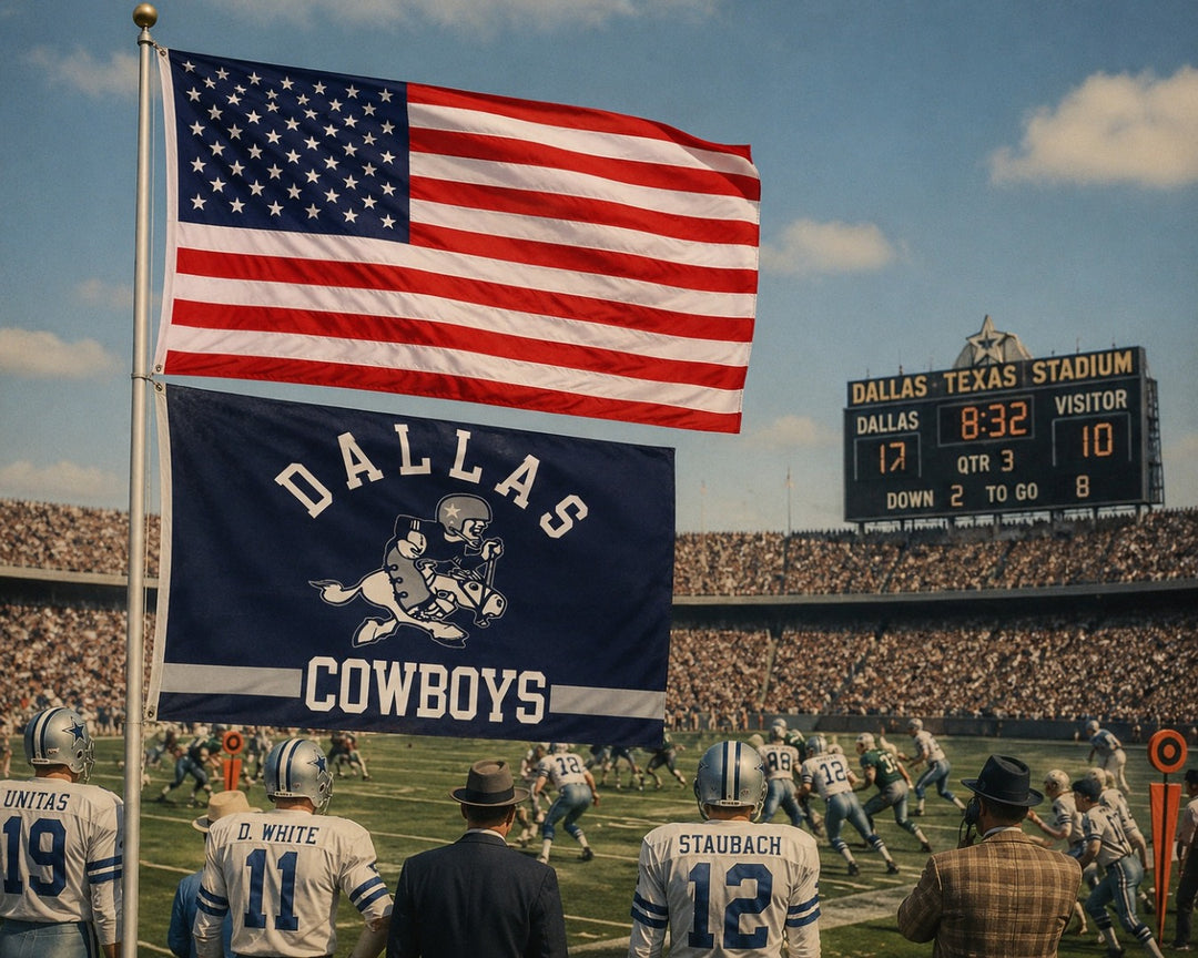 Dallas Cowboys Flag 3x5 Classic Logo heartlandflags
