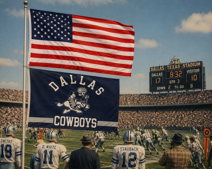 Dallas Cowboys Flag 3x5 Classic Logo heartlandflags