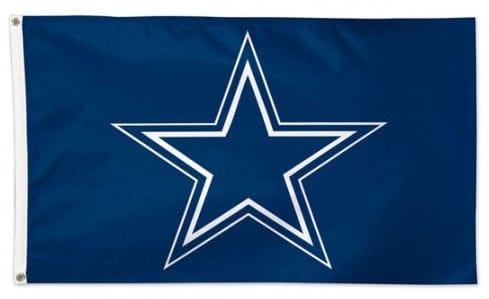 Dallas Cowboys Flag 3x5 Navy Logo heartlandflags