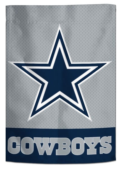 Dallas Cowboys Garden Flag Appliqued 2 Sided heartlandflags