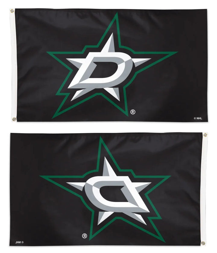 Dallas Stars 3x5 Black Flag heartlandflags