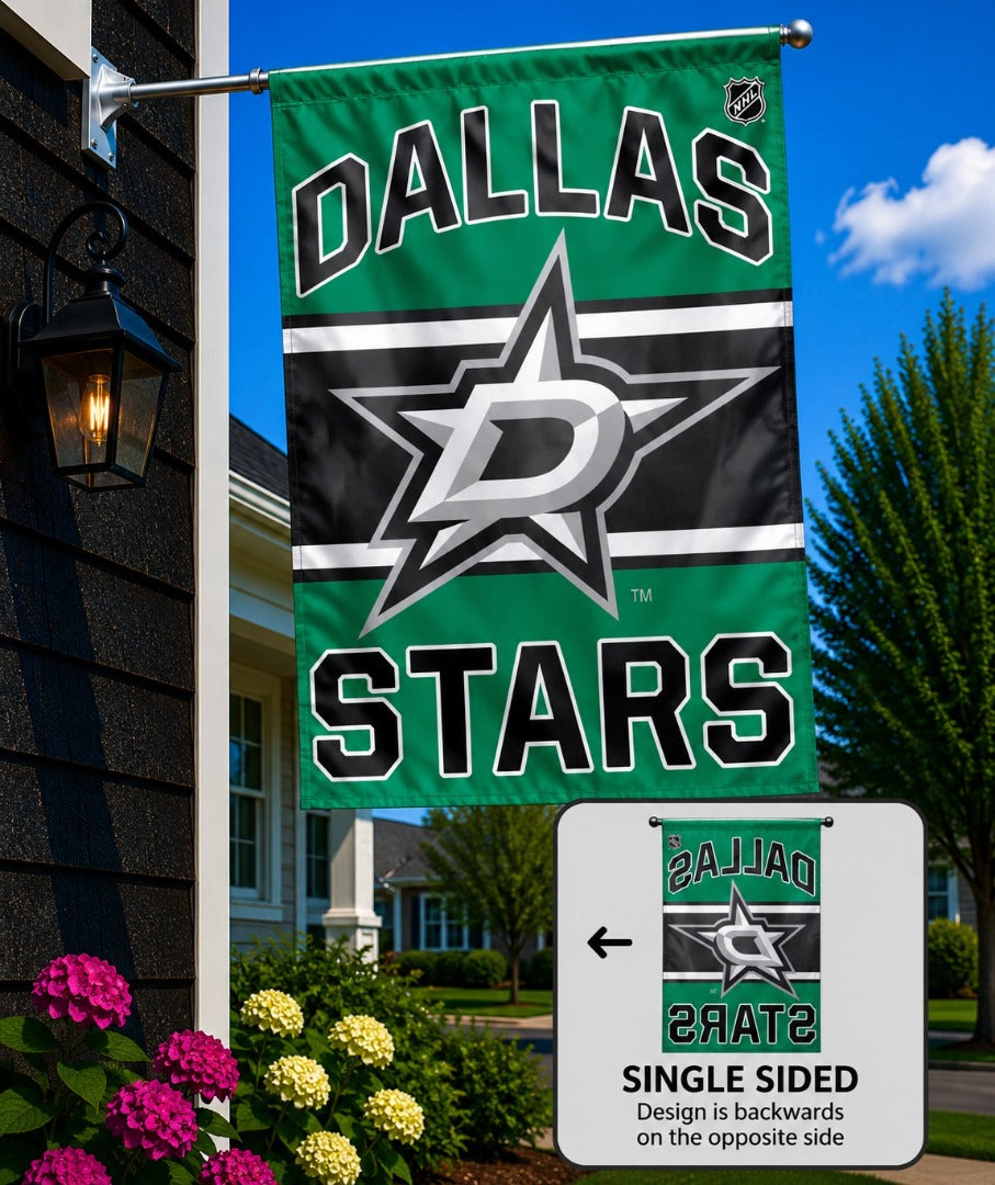 Dallas Stars Banner Vertical House Flag heartlandflags