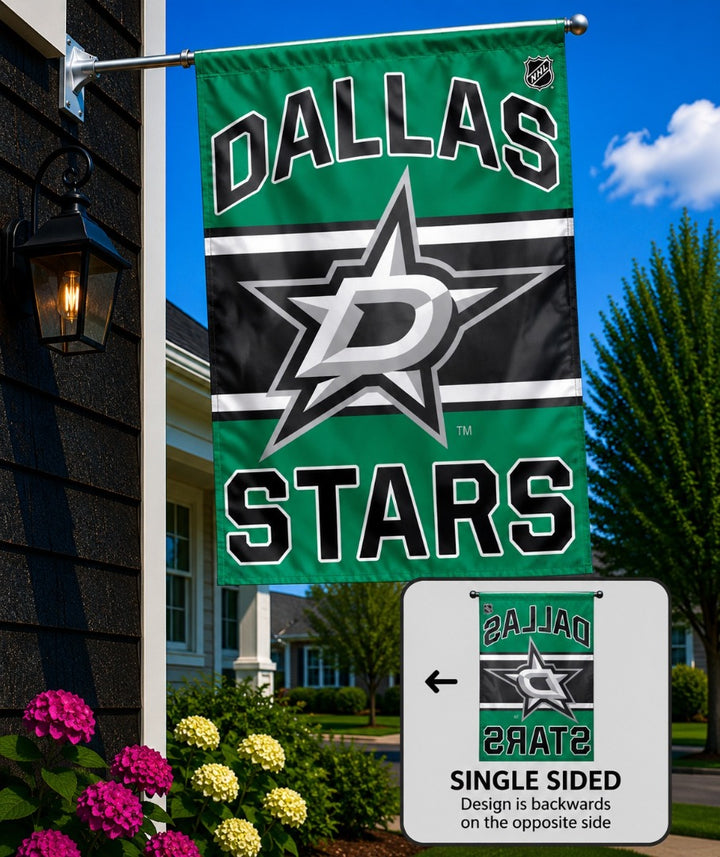 Dallas Stars Banner Vertical House Flag heartlandflags