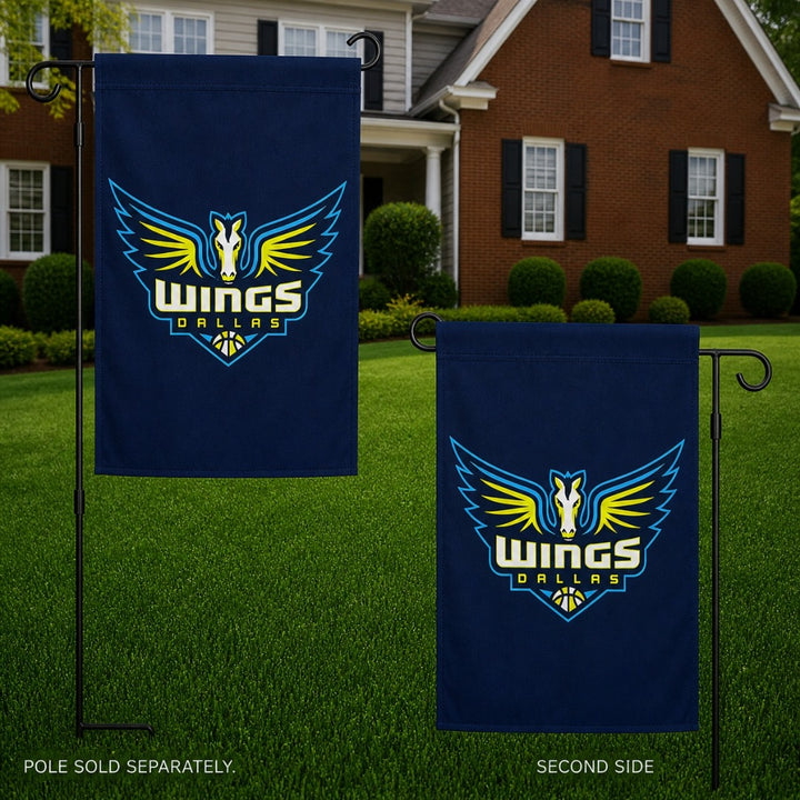 Dallas Wings 2 Sided Garden Flag heartlandflags