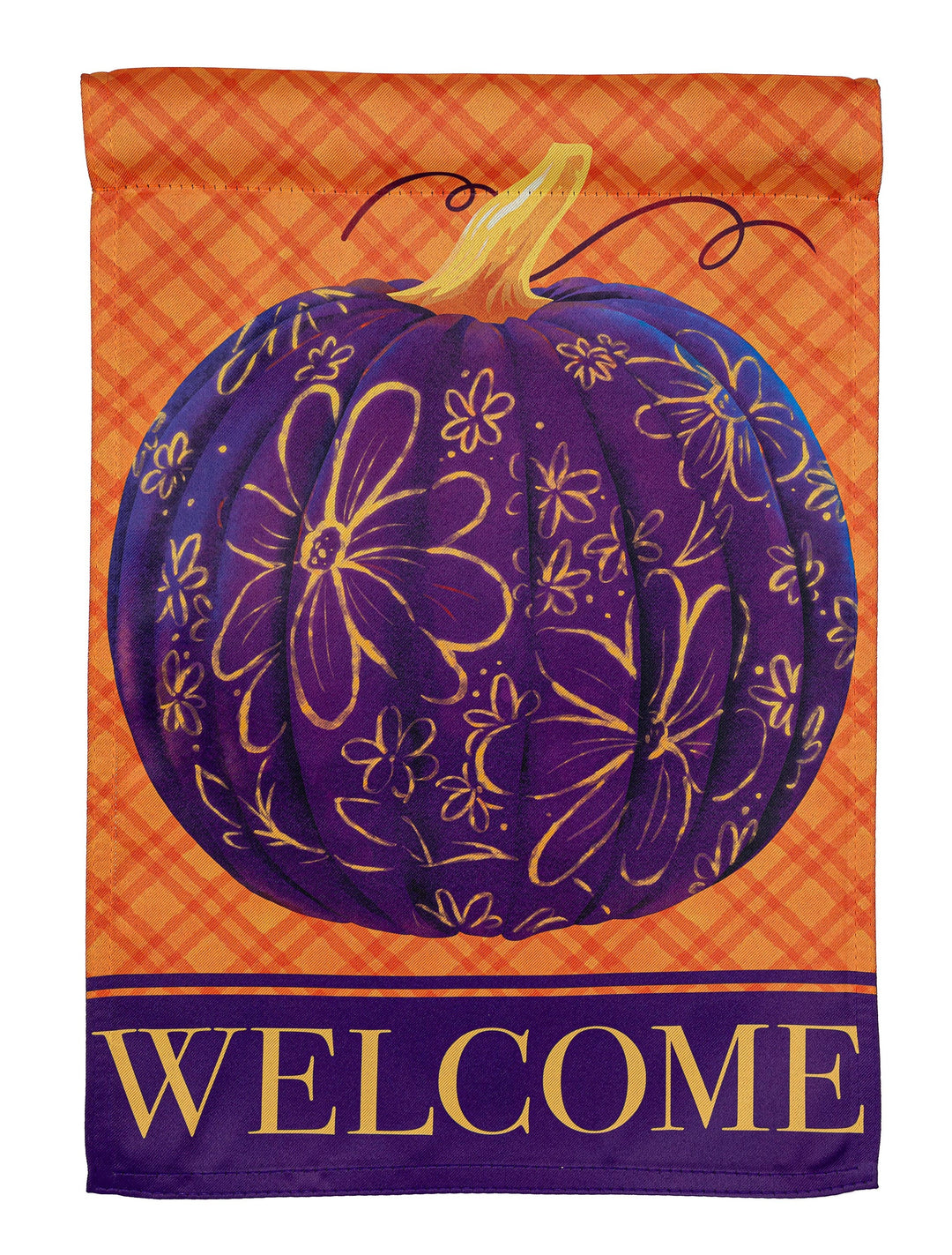 Damascus Pumpkin 2 Sided Banner heartlandflags